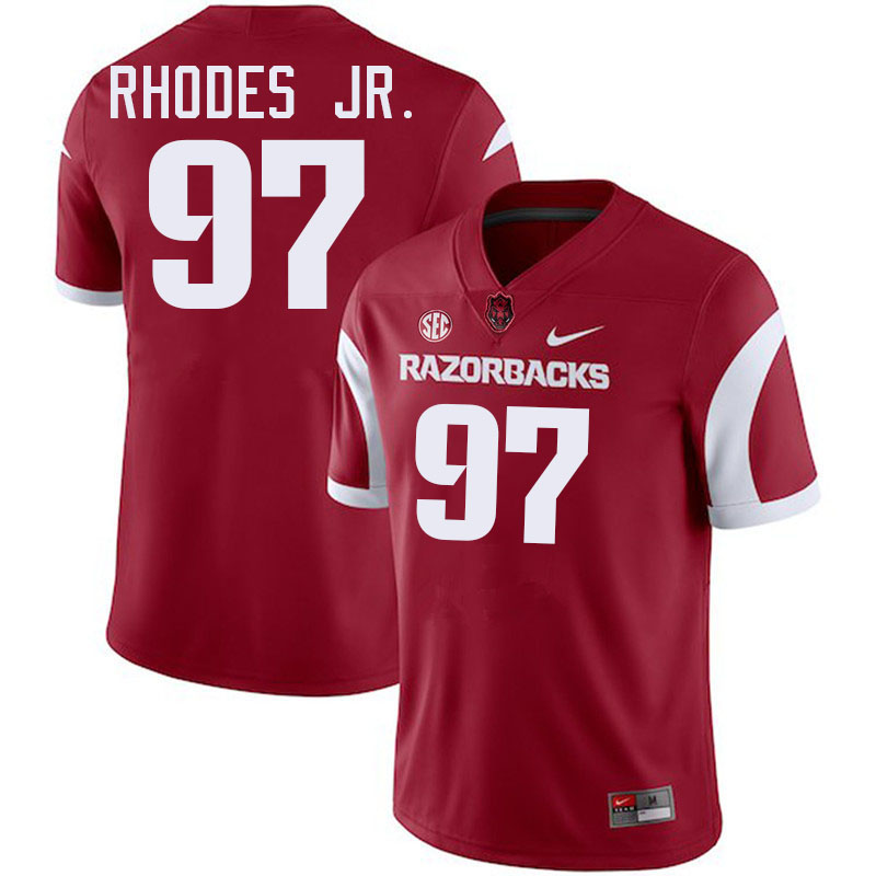 #97 Quincy Rhodes Jr. Arkansas Jersey,Arkansas Razorbacks College Football Jerseys Stitched-Retro Ca  #97 Quincy Rhodes Jr. Arkansas Jersey,Arkansas Razorbacks College Football Jerseys Stitched-Retro Ca